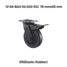 Supo ER(Elastic Rubber) Black IV-2A-BA3-01-100-511 95 mm x66 mm