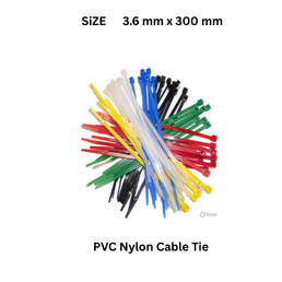 Electrotech Integrators PVC Nylon Cable Tie 3.6 mm x 300 mm
