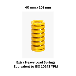 Shree Ganesh Enterprises Extra Heavy Load springs Yellow - 40 mm x 102 mm