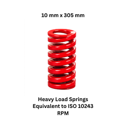 Shree Ganesh Enterprises Heavy Load springs Red - 10 mm x 305 mm