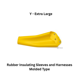 Honeywell Rubber Insulating Sleeves and Harnesses Molded TypeYellow Color - Extra Large