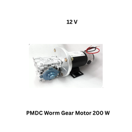 Sumit Engineering Works PMDC Worm Gear Motor 200 W - 12 V