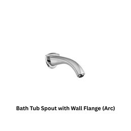Jaquar Bath Tub Spout with Wall Flange (Arc)