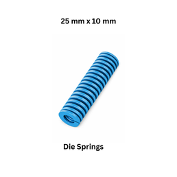 Die Springs Blue (SL) - 25 mm x 10 mm