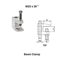 Tembo Beam Clamp - M10 x 19 "