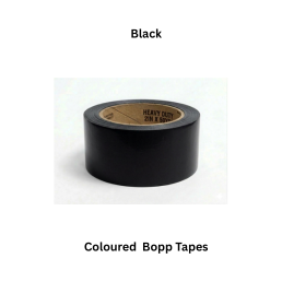 Itapes Coloured Bopp Tapes - Black
