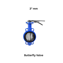 Luthra PNEUMSYS Butterfly Valve - 3" mm