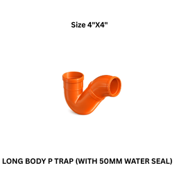 Ajay Greenline Long Body P Trap ( With 50 mm Water Seal ) 110 mm X110 mm