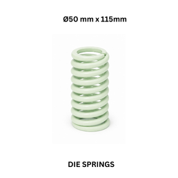 Die Springs Light Green - Ø50 mm x 115 mm