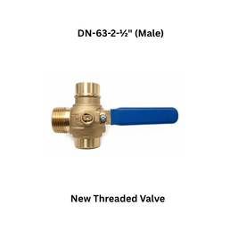 AirPipe New Threaded Valve - DN-63-2-½" (Male)