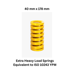 Shree Ganesh Enterprises Extra Heavy Load springs Yellow - 40 mm x 178 mm