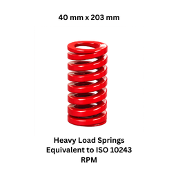 Shree Ganesh Enterprises Heavy Load springs Red - 40 mm x 203 mm