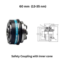 KBK Safety Coupling with inner cone - 60 mm (13-35 nm)