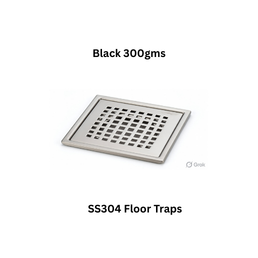 Simtex SS304 Floor Traps Black 300gms