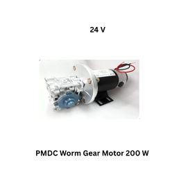 Sumit Engineering Works PMDC Worm Gear Motor 200 W - 24 V