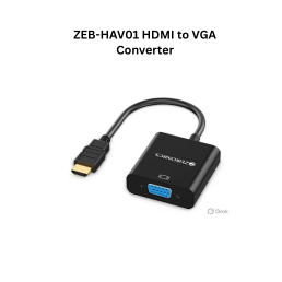 Zebronics HAV01 HDMI to VGA Converter