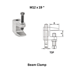 Tembo Beam Clamp - M12 x 19 "