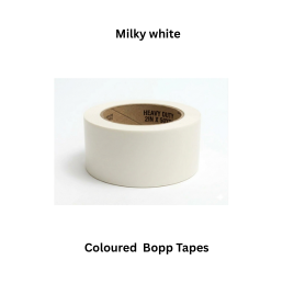 Itapes Coloured Bopp Tapes - Milky white