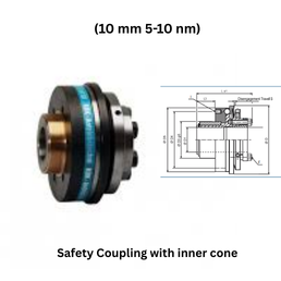 KBK Safety Coupling with inner cone - (10 mm 5-10 nm)