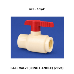 Ajay Greenline Ball Valve (Long Handle) (2 Pcs) 32 mm