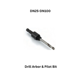 AirPipe Drill Arbor & Pilot Bit - DN25-DN100
