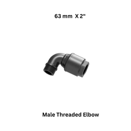 Luthra Pneumsys Male Threaded Elbow - 63 mm X 2"