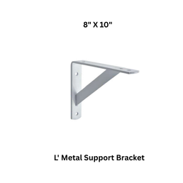Luthra Pneumsys L' Metal Support Bracket - 8" X 10"