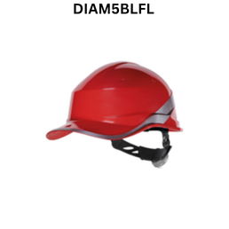 Delta Plus Baseball Diamond V Safety Helmet - DIAM5BLFL - Red