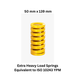 Shree Ganesh Enterprises Extra Heavy Load springs Yellow - 50 mm x 139 mm