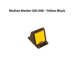 GoSafe Road Safety Product Median Marker GSI-246 - Yellow Black