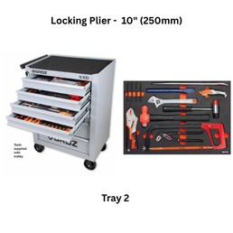 Groz Automotive Tools Kit Tray 2 - Locking Plier - 10" (250mm)