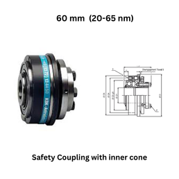 KBK Safety Coupling with inner cone - 60 mm (20-65 nm)