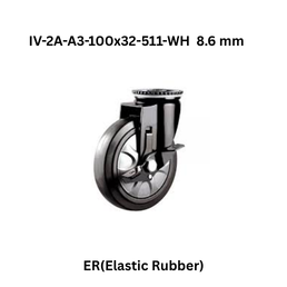 Supo ER(Elastic Rubber) Black IV-2A-A3-125x32-511-WH 8.6 mm