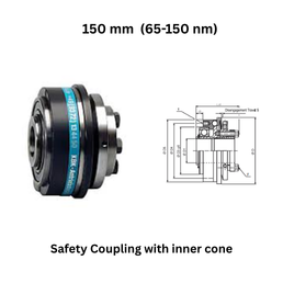 KBK Safety Coupling with inner cone - 150 mm (65-150 nm)