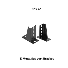Luthra Pneumsys L' Metal Support Bracket - 8" X 4"