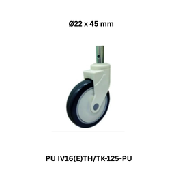 Supo Poly PU IV16(E)TH/TK-125-PU - Ø22 x 45 mm