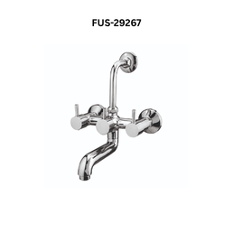 Jaquar Wall Mixer with connector for Hand Shower arrangement with Connecting Legs, Wall Flanges & Wall Bracket for Hand Shower