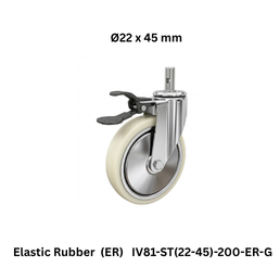 Supo Poly Elastic Rubber (ER) IV81-ST(22-45)-200-ER-G - Ø22 x 45 mm