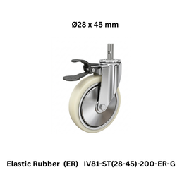Supo Poly Elastic Rubber (ER) IV81-ST(28-45)-200-ER-G - Ø28 x 45 mm