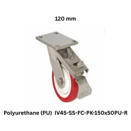Supo Poly Polyurethane (PU) IV45-SS-FC-PK-150x50PU-R - 120 mm