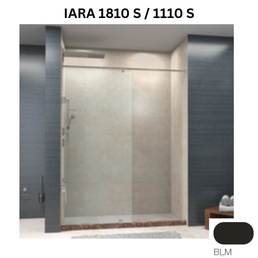 Jaquar IARA 1810 S / 1110 S - Free walk-in shower enclosure JSE-BLM-810S1000SX - 1950 x 1000 mm