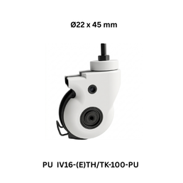 Supo Poly PU IV16-(E)TH/TK-100-PU - Ø22 x 45 mm