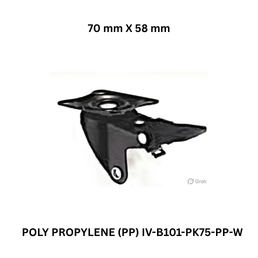 Supo Poly POLY PROPYLENE (PP) IV-B101-PK75-PP-W - 70 mm X 58 mm