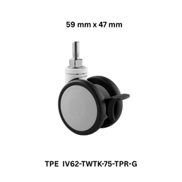 Supo Poly TPE IV62-TWTK-75-TPR-G - 59 mm x 47 mm