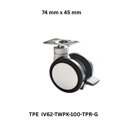 Supo Poly TPE IV62-TWPK-100-TPR-G - 74 mm x 45 mm