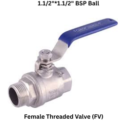 Secure Air Female Threaded Valve (FV) - 1.1/2"*1.1/2" BSP Ball