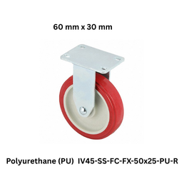 Supo Poly Polyurethane (PU) IV45-SS-FC-FX-50x25-PU-R - 60 mm x 30 mm