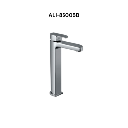 Jaquar Single Lever Tall Boy with 125mm Extension Body Fixed Spout without Popup Waste System with 600mm Long Braided Hoses