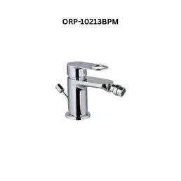 Jaquar Single Lever 1-Hole Bidet Mixer with Popup Waste System with 375mm Long Braided Hoses