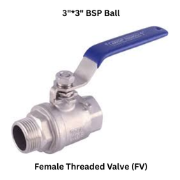 Secure Air Female Threaded Valve (FV) - 3"*3" BSP Ball